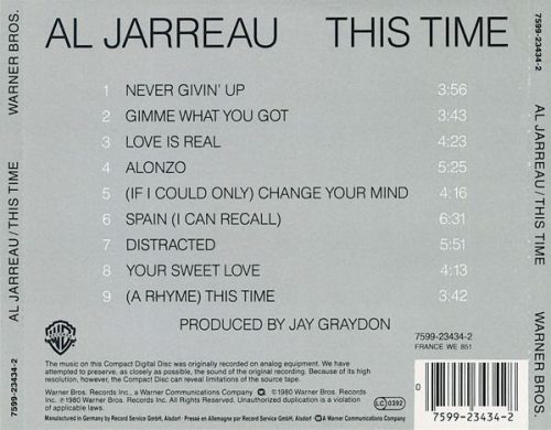 Al Jarreau - This Time (CD)