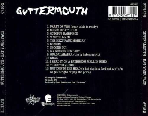 Guttermouth - Eat Your Face (CD)