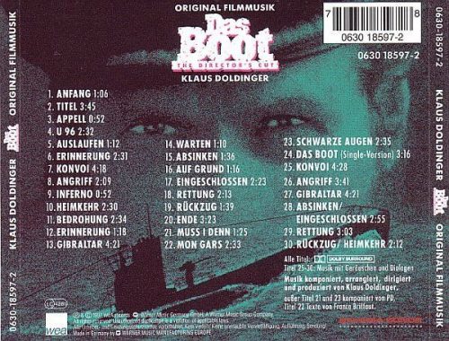 Klaus Doldinger - Das Boot - The Director's Cut (Original Filmmusik) (CD)