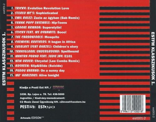 Various - EST FM Klasszikusok 1. (CD)
