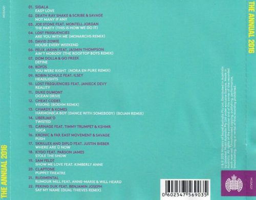 Various - The Annual 2016 - VIP Mix (CD)