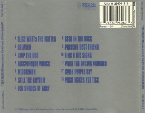 Terrorvision - How To Make Friends And Influence People (CD)