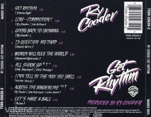 Ry Cooder - Get Rhythm (CD)