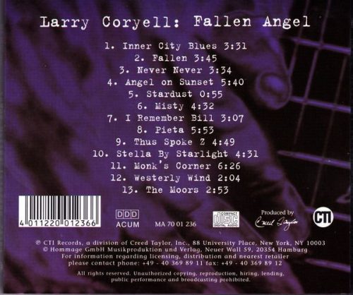 Larry Coryell - Fallen Angel (CD)