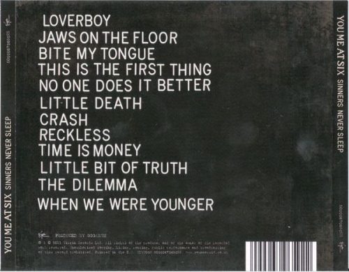 You Me At Six - Sinners Never Sleep (CD)