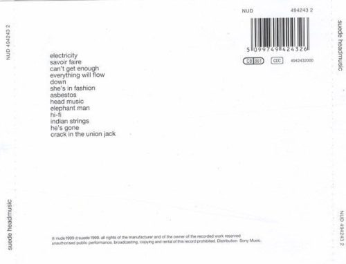 Suede - Head Music (CD)