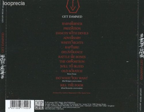 The Agony Scene - Get Damned (CD)
