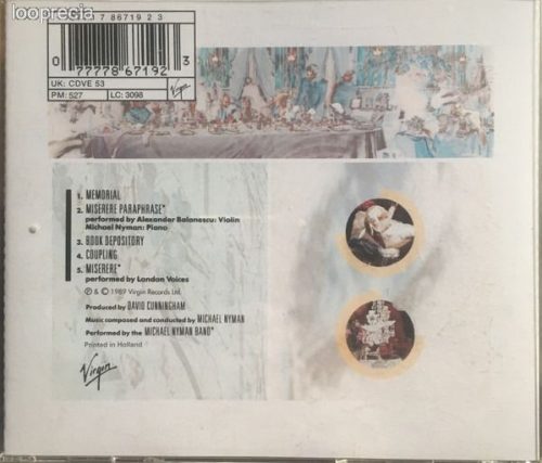 Michael Nyman, The Michael Nyman Band - The Cook, The Thief, His Wife And Her Lover (CD)