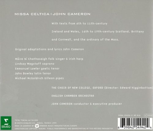 John Cameron - Missa Celtica (CD)