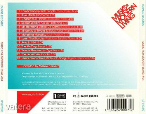 Various - Music For Modern Living #04 (CD)