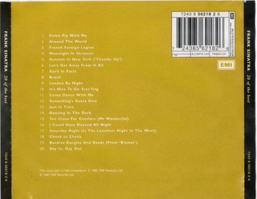 Frank Sinatra - 20 Of The Best (CD)