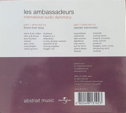 Raphaël Marionneau & Bruno Lepretre - Les Ambassadeurs Volume 1 (CD)