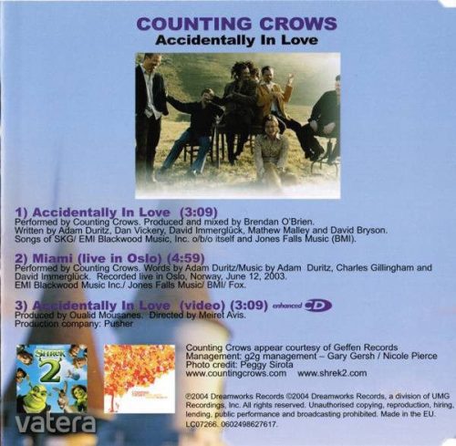 Counting Crows - Accidentally In Love (CD)