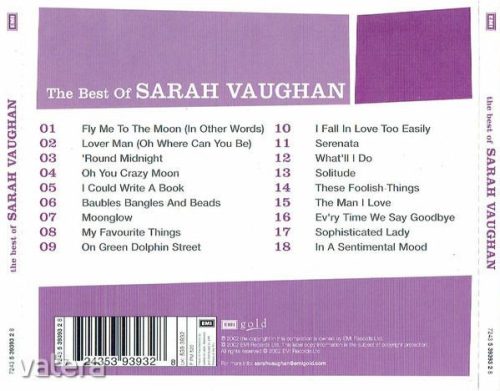 Sarah Vaughan - The Best Of (CD)