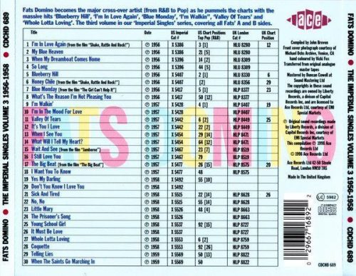 Fats Domino - The Imperial Singles Volume (CD)