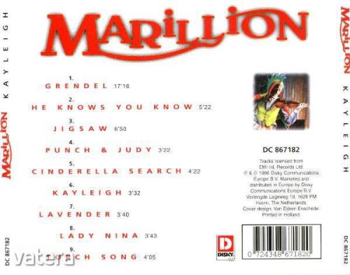Marillion - Kayleigh (CD)