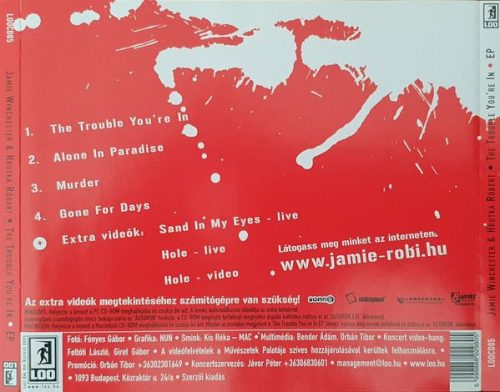 Jamie Winchester & Hrutka Róbert - The Trouble You're In EP (CDs)