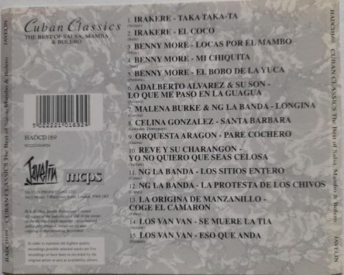 Various - Cuban Classics (The Best Of Salsa, Mamba & Bolero) (CD)