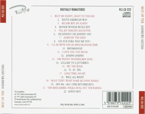 The Andrews Sisters - Best Of (CD)