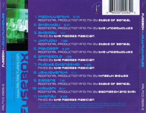 Jolly Mukherjee With The Madras Cinematic Orchestra - Fusebox (CD)