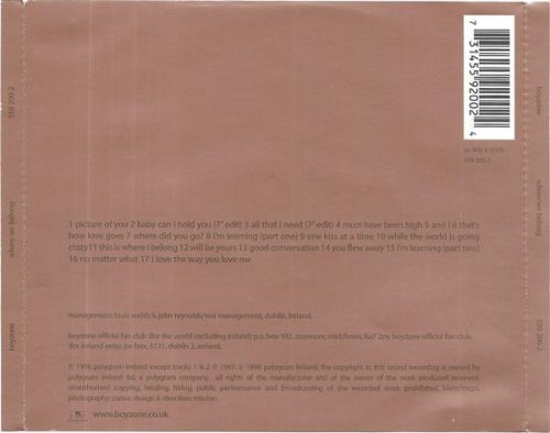 Boyzone - Where We Belong (CD)