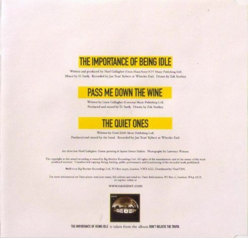Oasis - The Importance Of Being Idle (CDs)