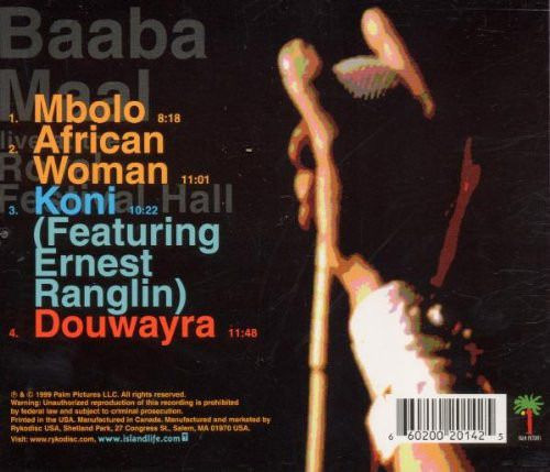 Baaba Maal - Live At The Royal Festival Hall (CD)