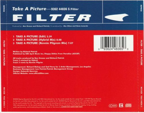 Filter - Take A Picture (CDs)