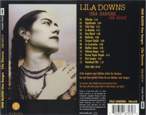 Lila Downs - Una Sangre - One Blood (CD)