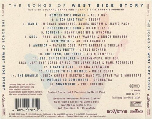 Various - The Songs Of West Side Story (CD)