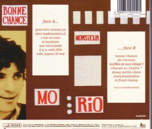 Monsieur Mo Rio - Bonne Chance (CD)
