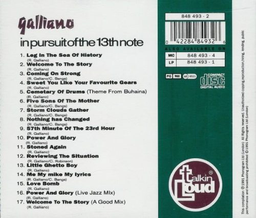 Galliano - In Pursuit Of The 13th Note (CD)