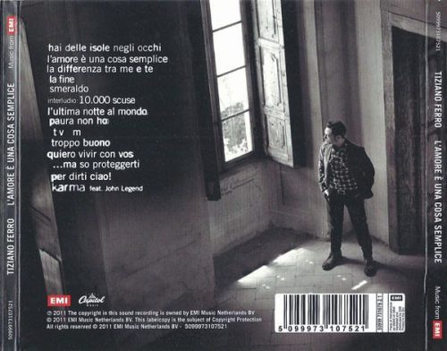 Tiziano Ferro - L'Amore È Una Cosa Semplice (CD)