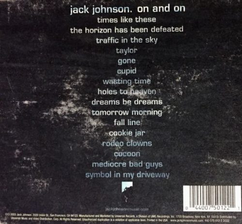 Jack Johnson - On And On (CD)