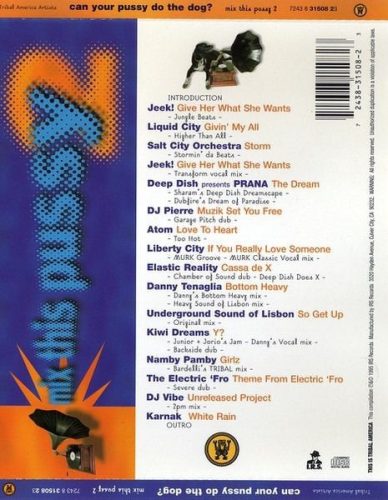 DJ Danny Tenaglia - Can Your Pussy Do The Dog? (Mix This Pussy 2) (CD)