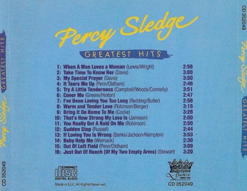 Percy Sledge - Greatest Hits (CD)