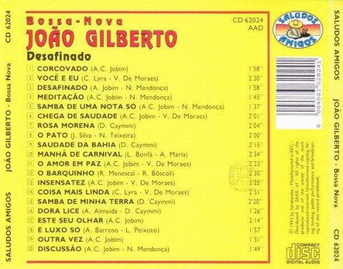 João Gilberto - Desafinado (CD)