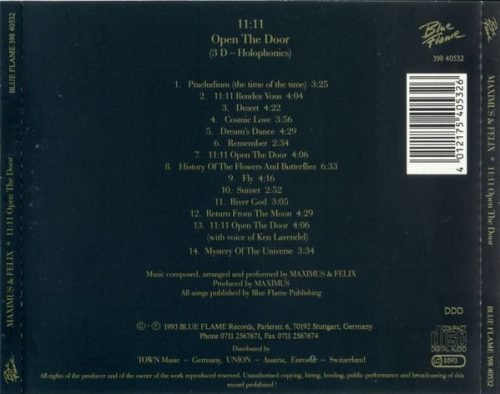 Maximus & Felix - 11:11 Open The Door (CD)