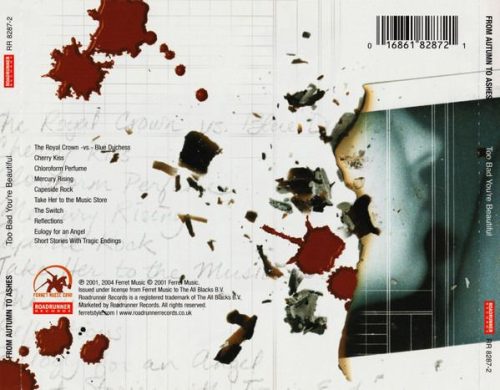 From Autumn To Ashes - Too Bad You're Beautiful (CD)