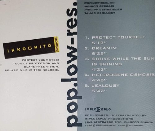 Inkognito Features: Pop.low-res. - Protect Yourself (CD, promo)