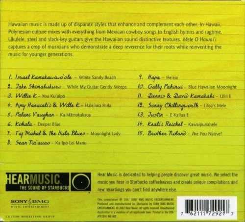 Various - Mele O Hawai'i : Songs Of Hawaii (CD)