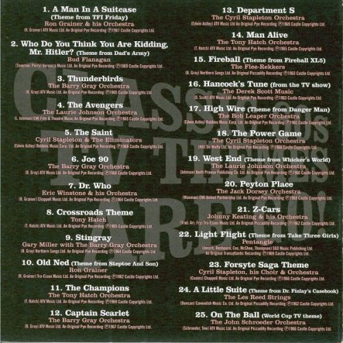 Various - Classic Sixties TV Themes (CD)