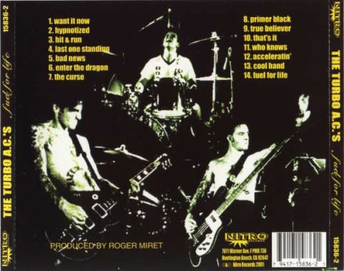 The Turbo A.C.'s - Fuel For Life (CD)
