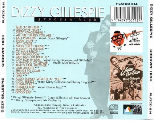 Dizzy Gillespie - Groovin' High (CD)