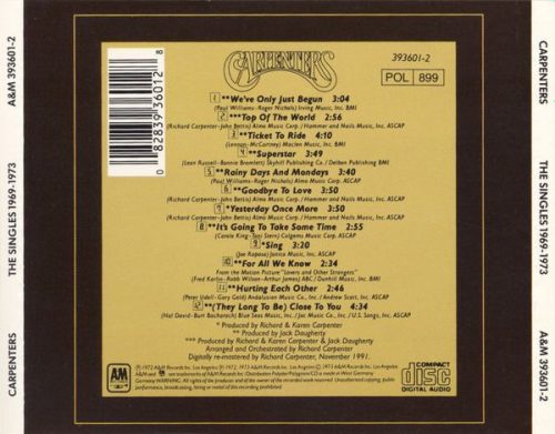 Carpenters - The Singles 1969-1973 (CD)