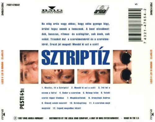 Sztriptíz - Mondd ki azt a szót! (CD)