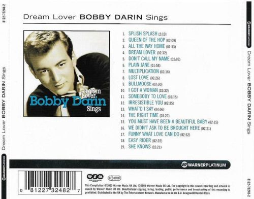 Bobby Darin - Dream Lover Bobby Darin Sings (CD)