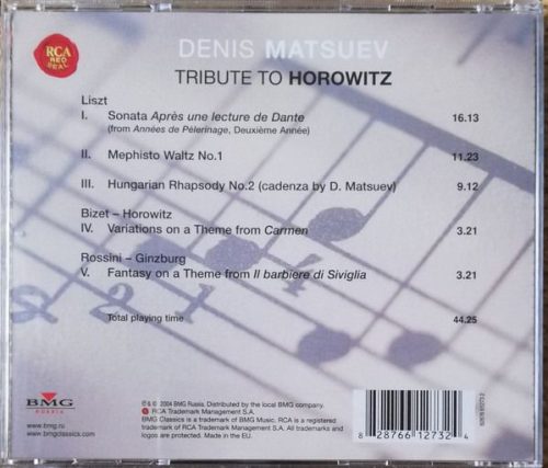 Denis Matsuev - Tribute To Horowitz (CD)