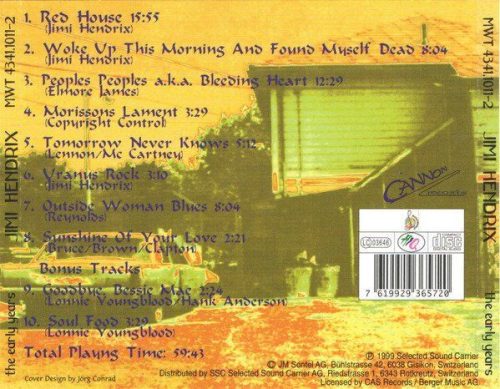 Jimi Hendrix - The Early Years (CD)