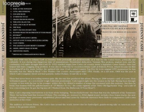 Johnny Cash - At Folsom Prison (CD)